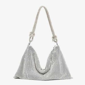 Designer inspired luxury rhinestone bling purse handbag